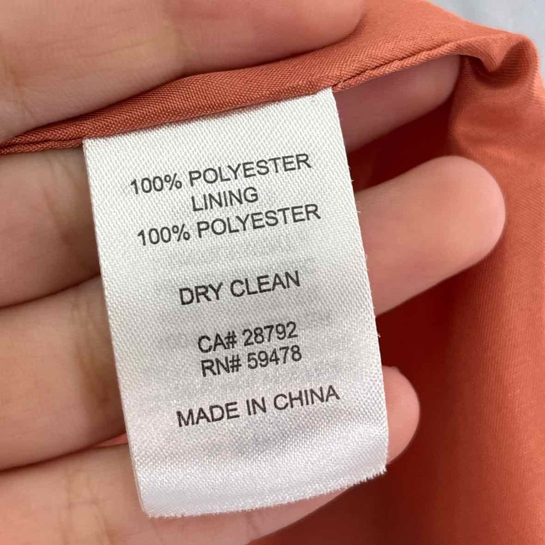 Size XS CYNTHIA ROWLEY ORANGE PRINT Blazer