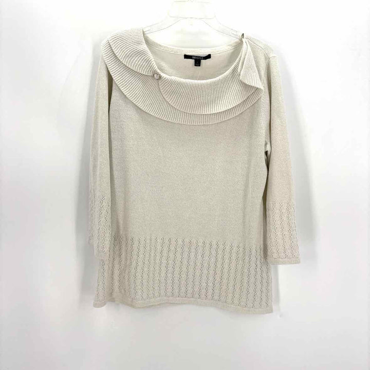 Size L Cream Knit Sweater