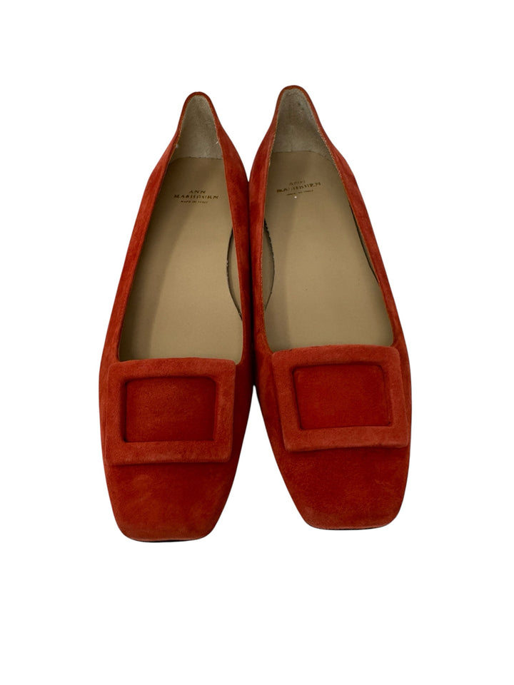 Shoe Size 40.5 ANN MASHBURN Orange Flats