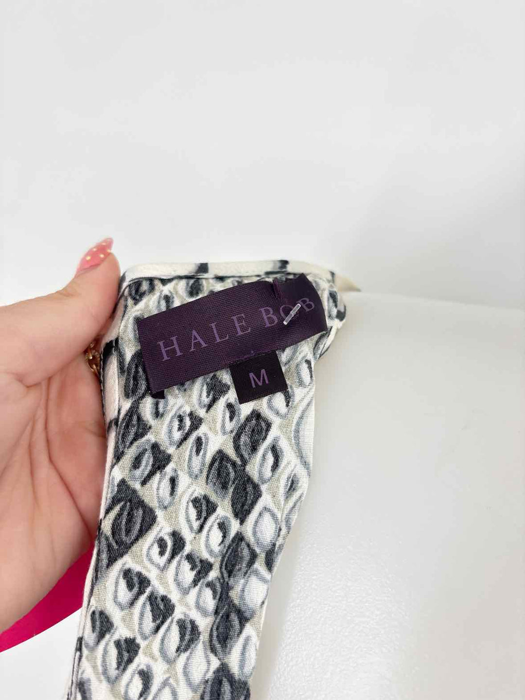 Size M HALE BOB White Print Romper