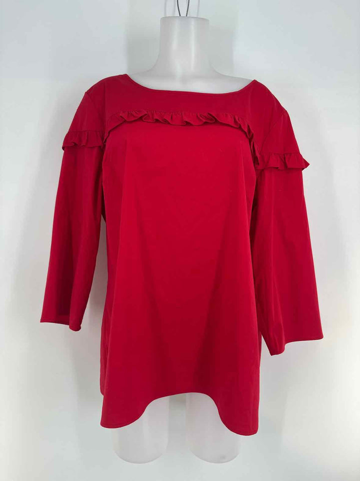 Size XL Talbots Red Shirt