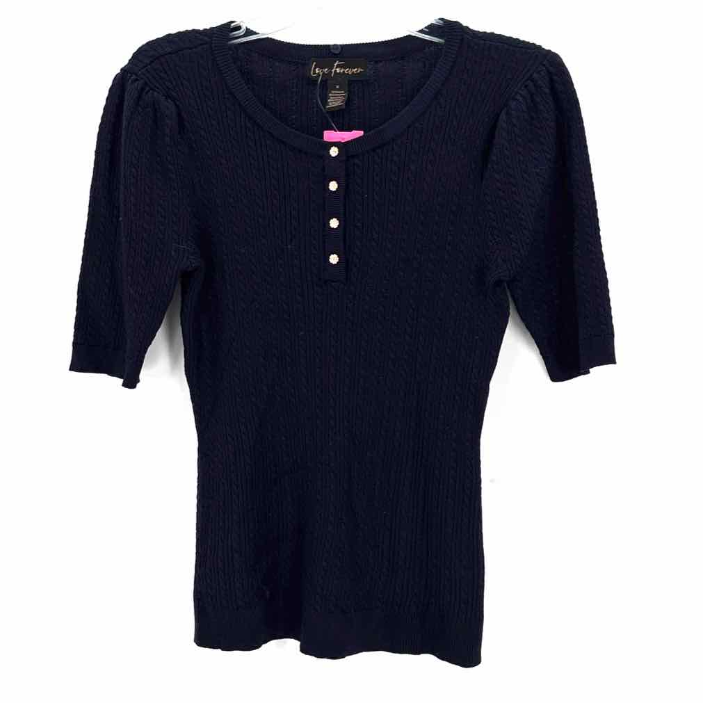 Size M Navy Knit Sweater