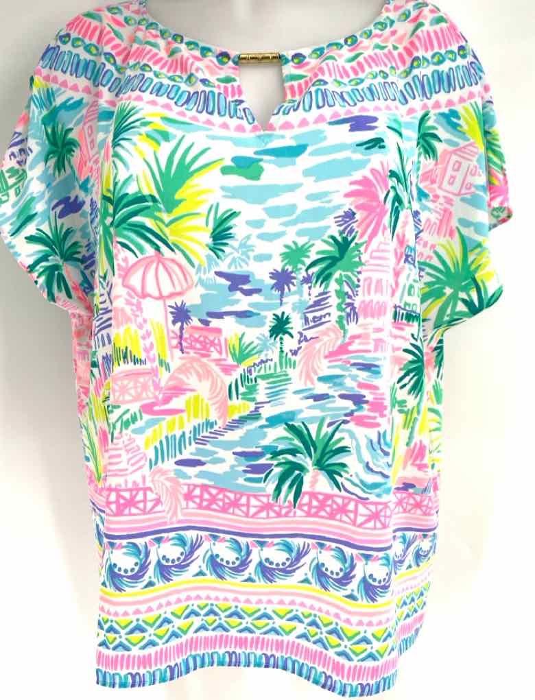 Size M Lilly Pulitzer Multi-Color Shirt