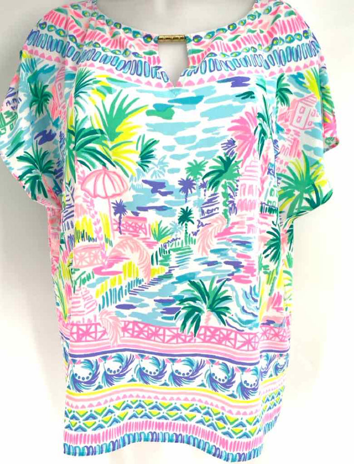 Size M Lilly Pulitzer Multi-Color Shirt