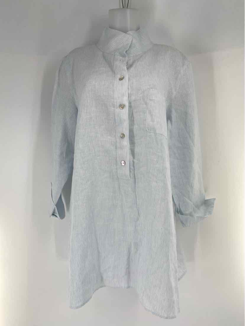 Size XL SARA CAMPBELL Blue Print Shirt