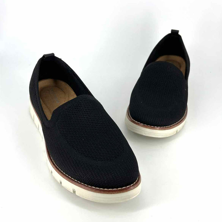 Shoe Size 11 EASY SPIRIT Black Knit Loafers