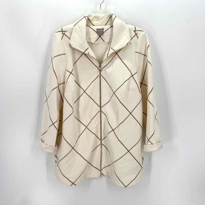 Size L Chico's Cream Jacket