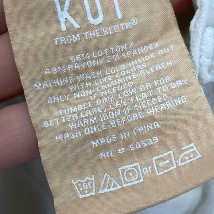 Size 2 KUT Ivory Pants