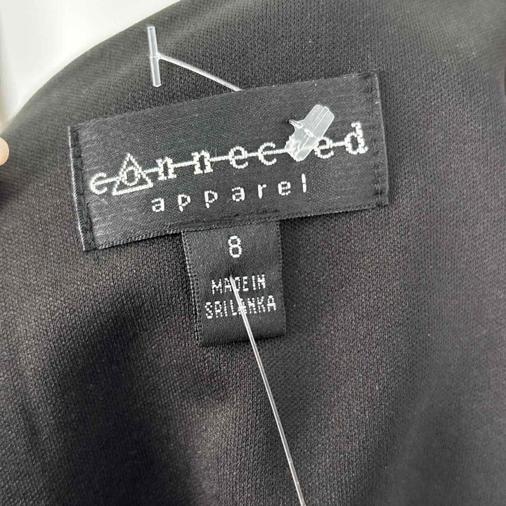 Size 8 CONNECTED APPAREL Black Romper