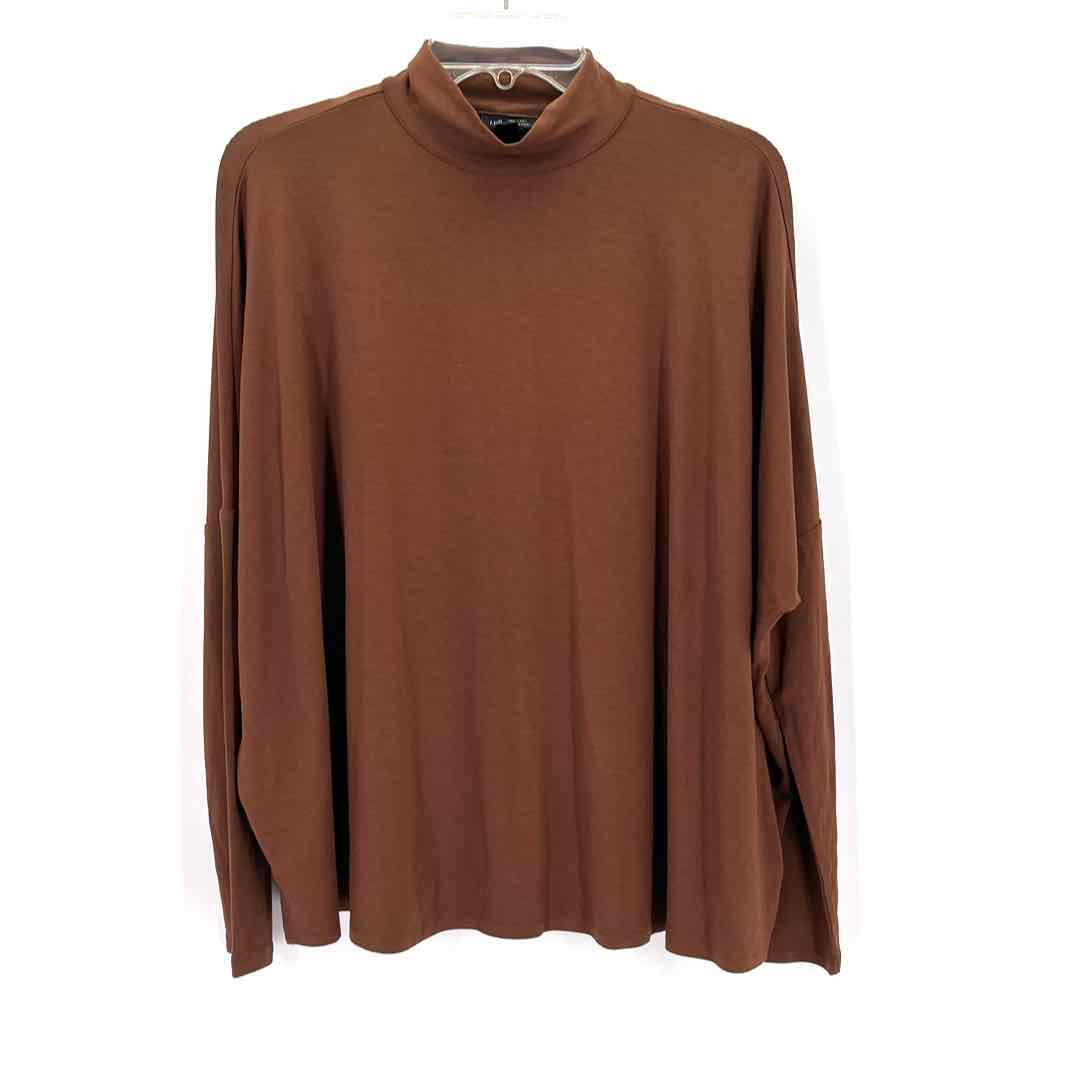 Size S J JILL Tan Cotton Shirt