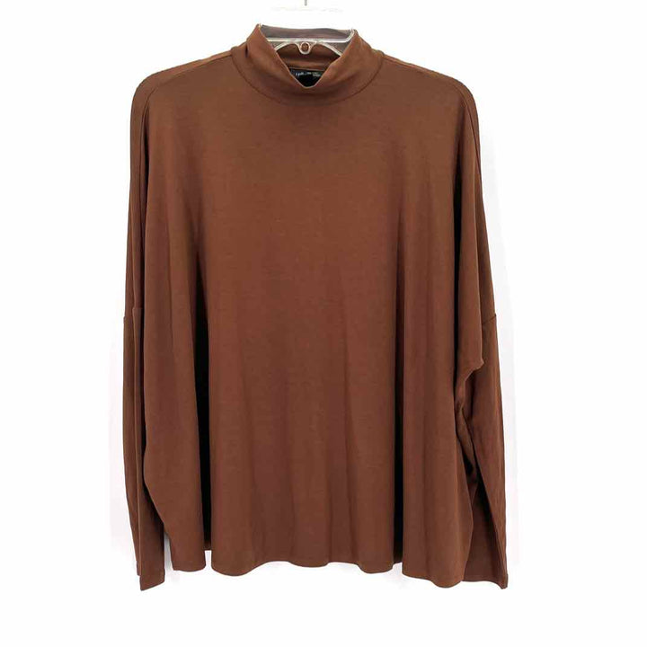 Size S J JILL Tan Cotton Shirt