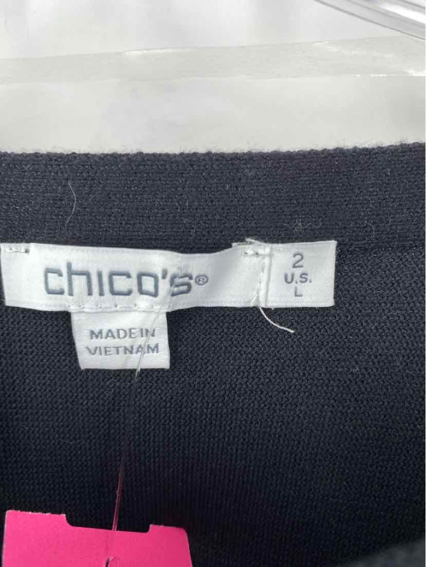 Size L Chico's Black Sweater