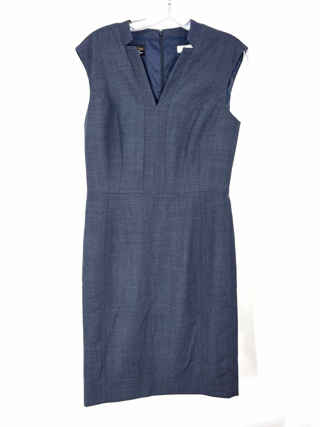 Size 6 Brooks Brothers Navy Print Dress