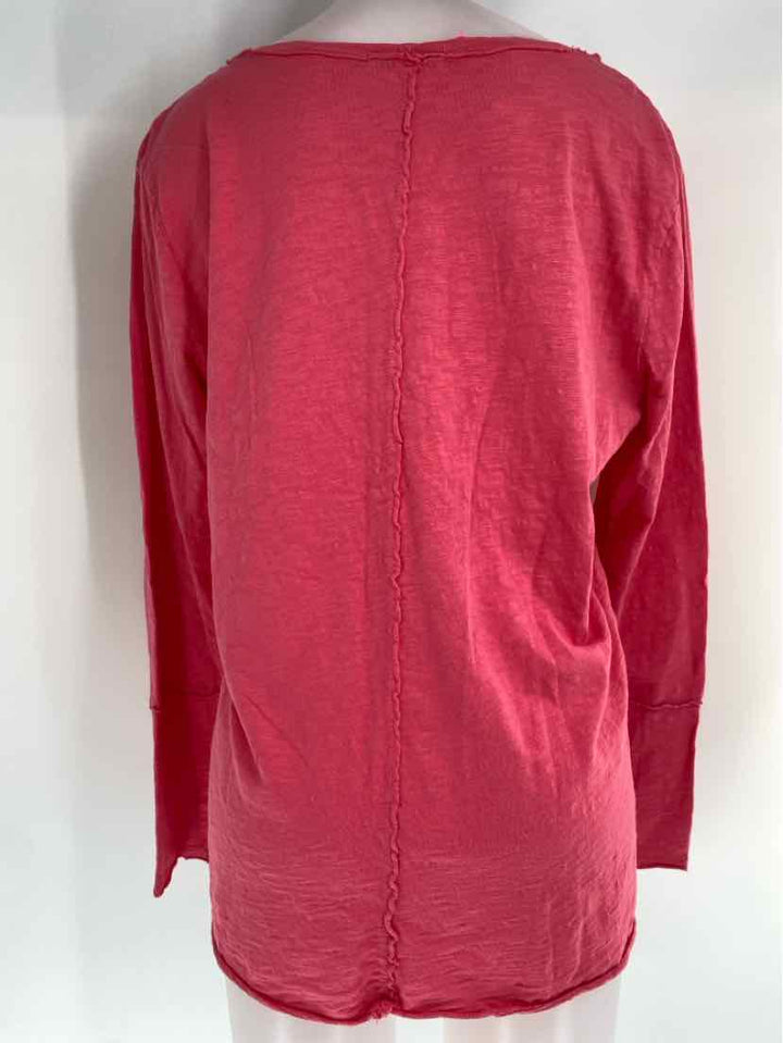 Size L Pink Cotton Shirt