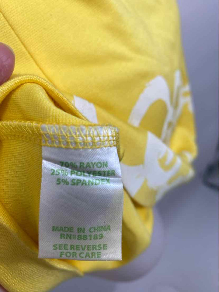 Size M Lilly Pulitzer Yellow Print Dress