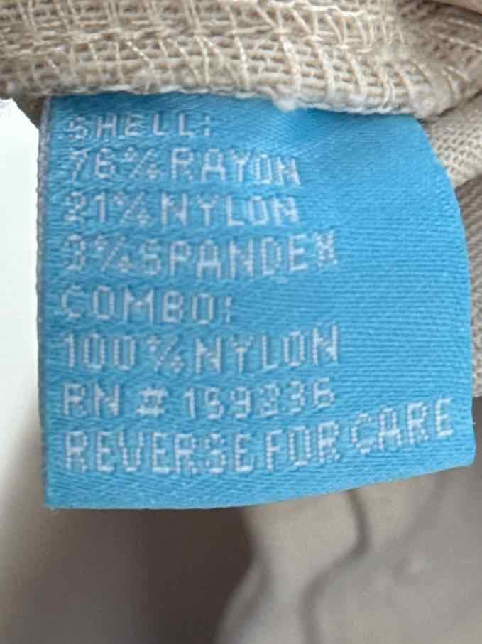 Size 6 J MCLAUGHLIN Tan Cotton Pants