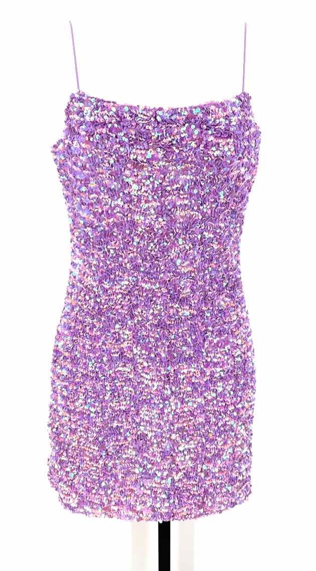 Size XL Lilac Sequined Dress