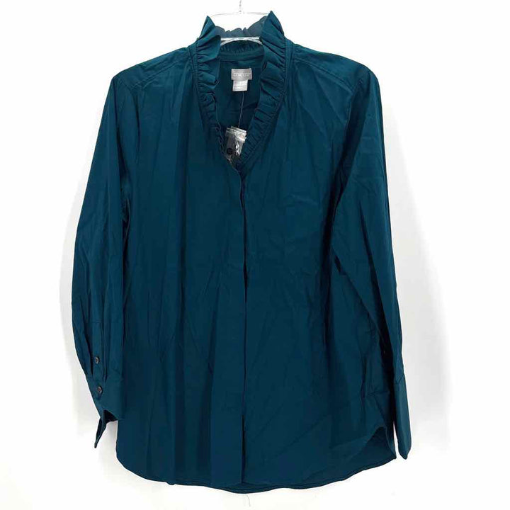 Size 12 Chico's Teal Shirt