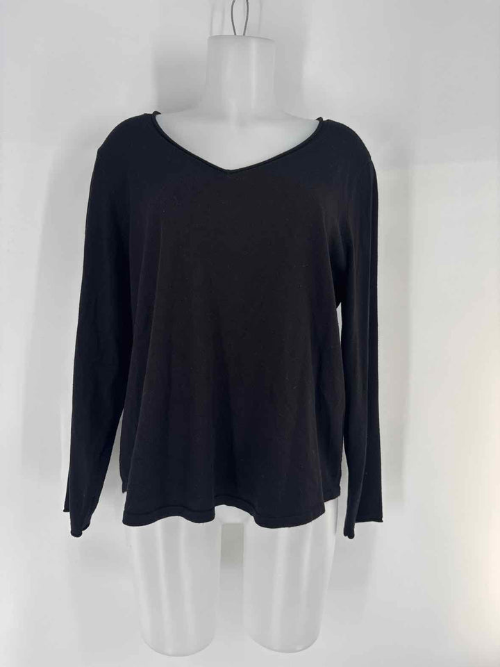 Size L Chico's Black Shirt