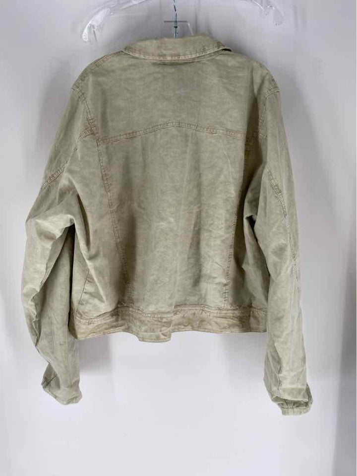 Size L WE THE FREE Tan Jacket