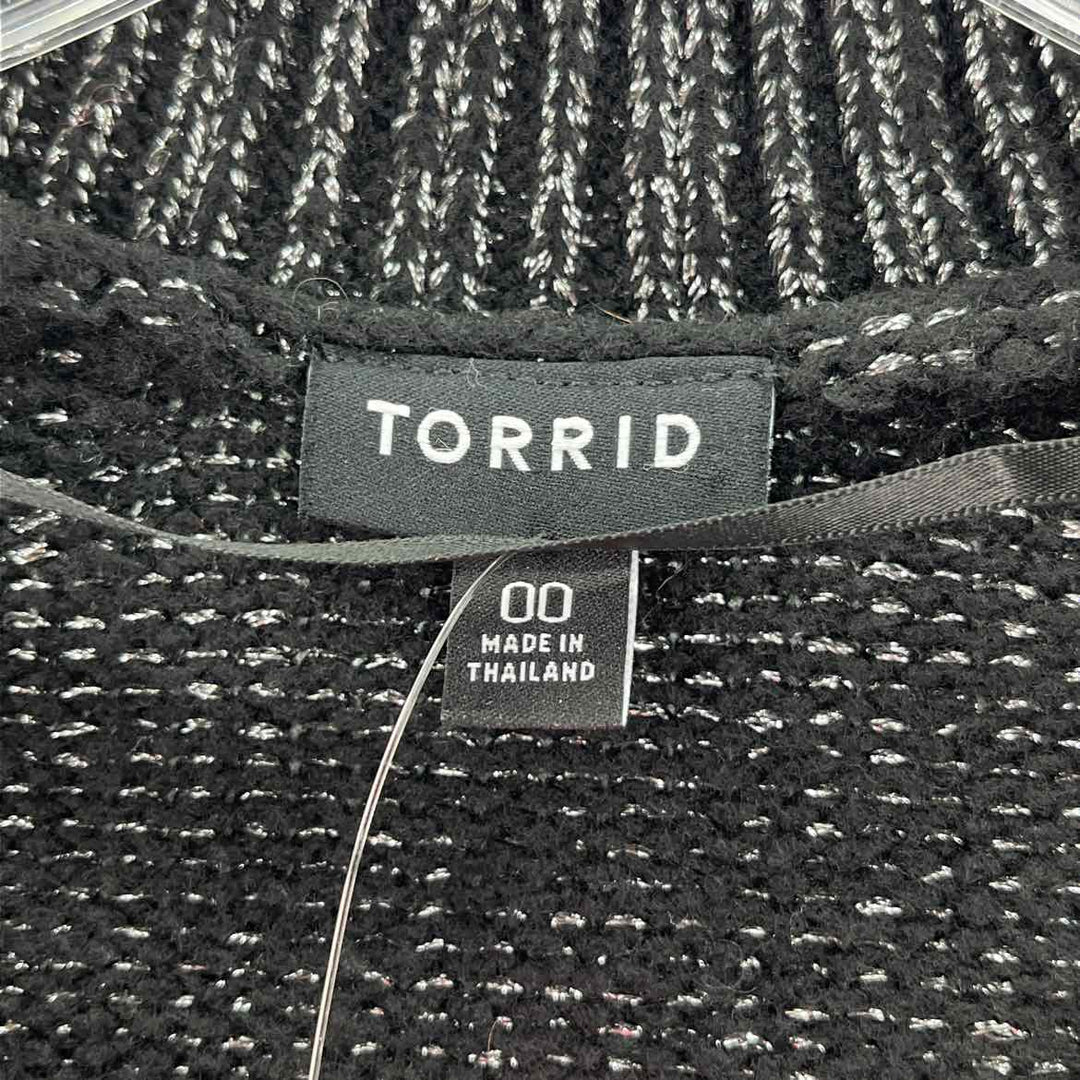 Size S Torrid Black Cardigan