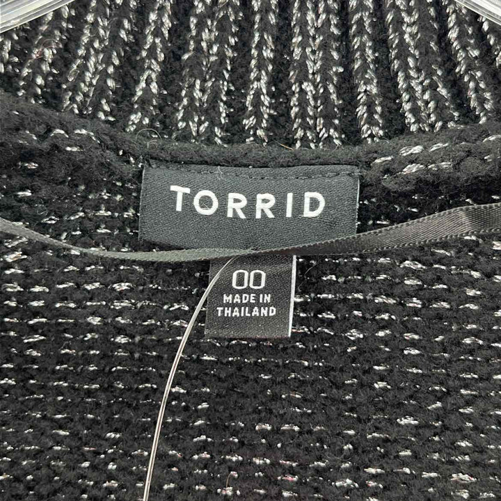Size S Torrid Black Cardigan
