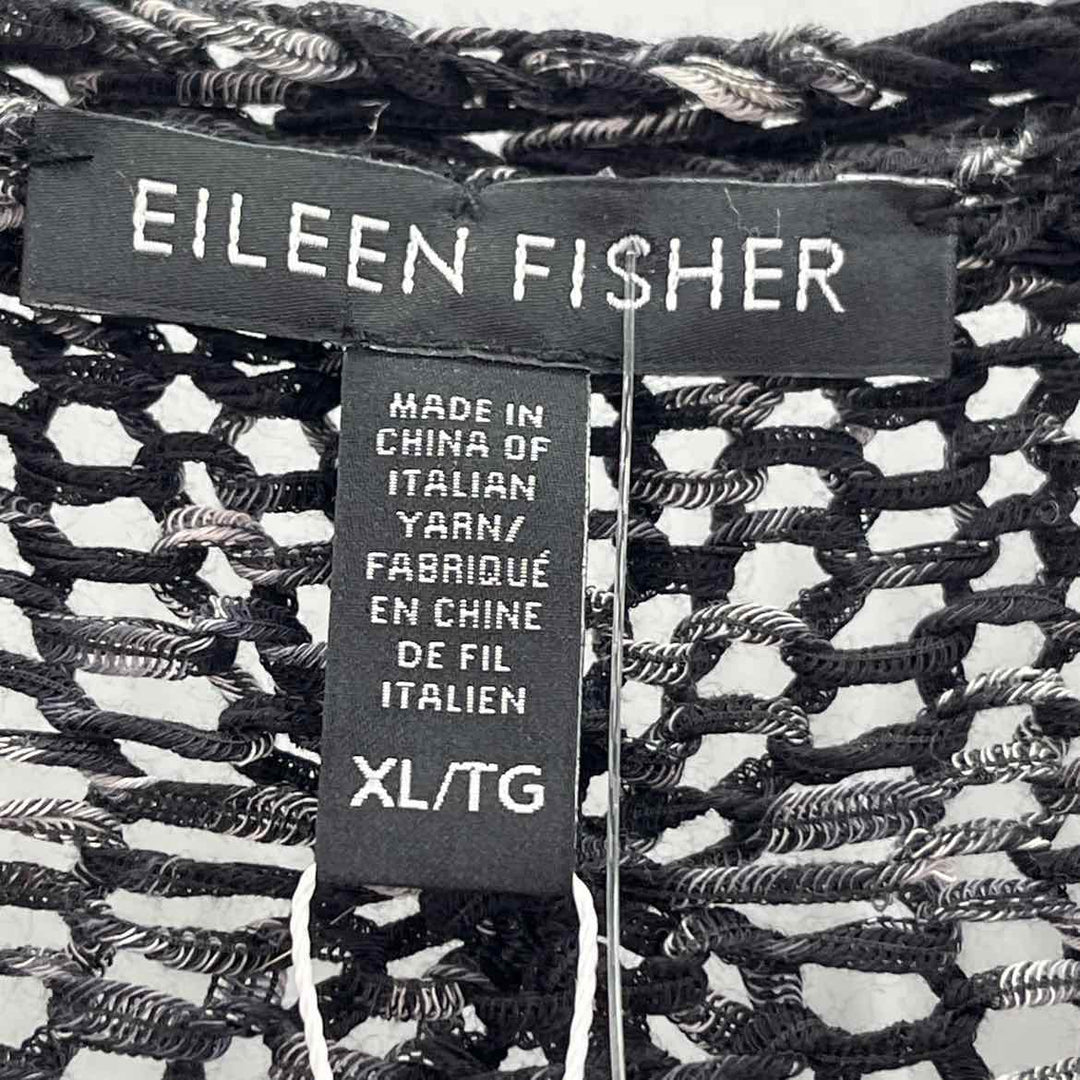 Size XL Eileen Fisher Black Sweater