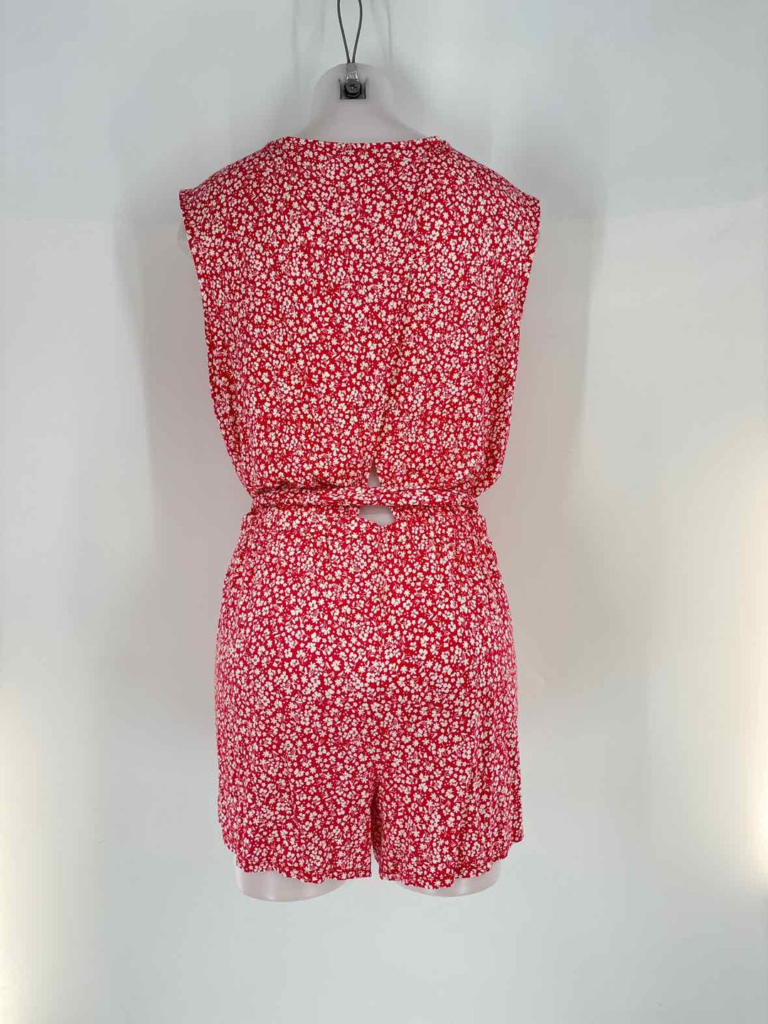 Size M LOFT Red Print Dress
