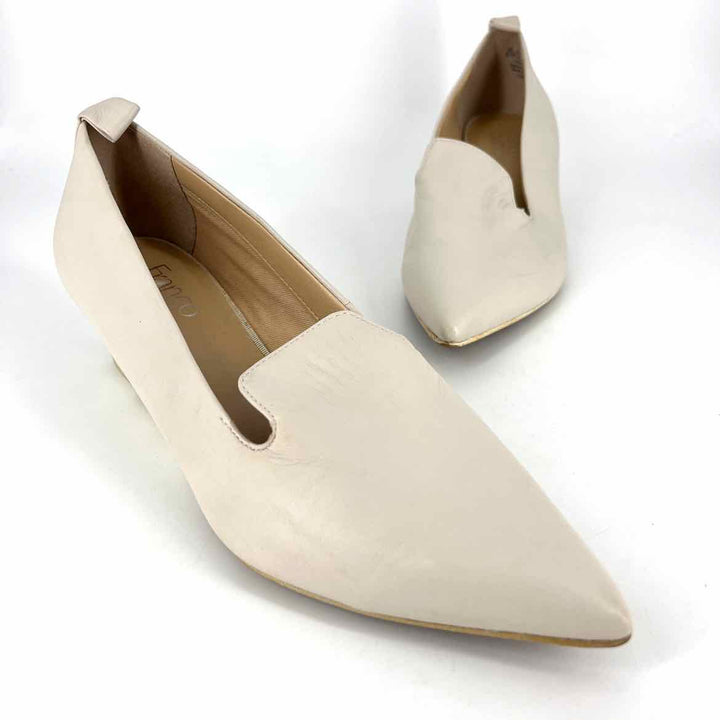 Shoe Size 8.5 FRANCO SARTO Beige Leather Pumps