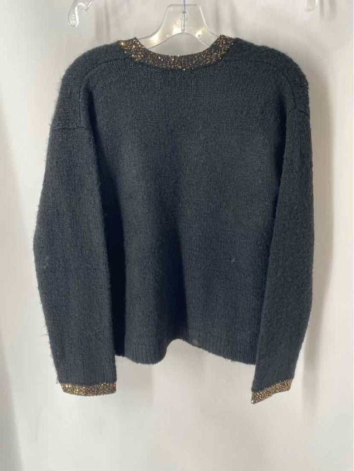 Size S TUCKERNUCK Black Sweater