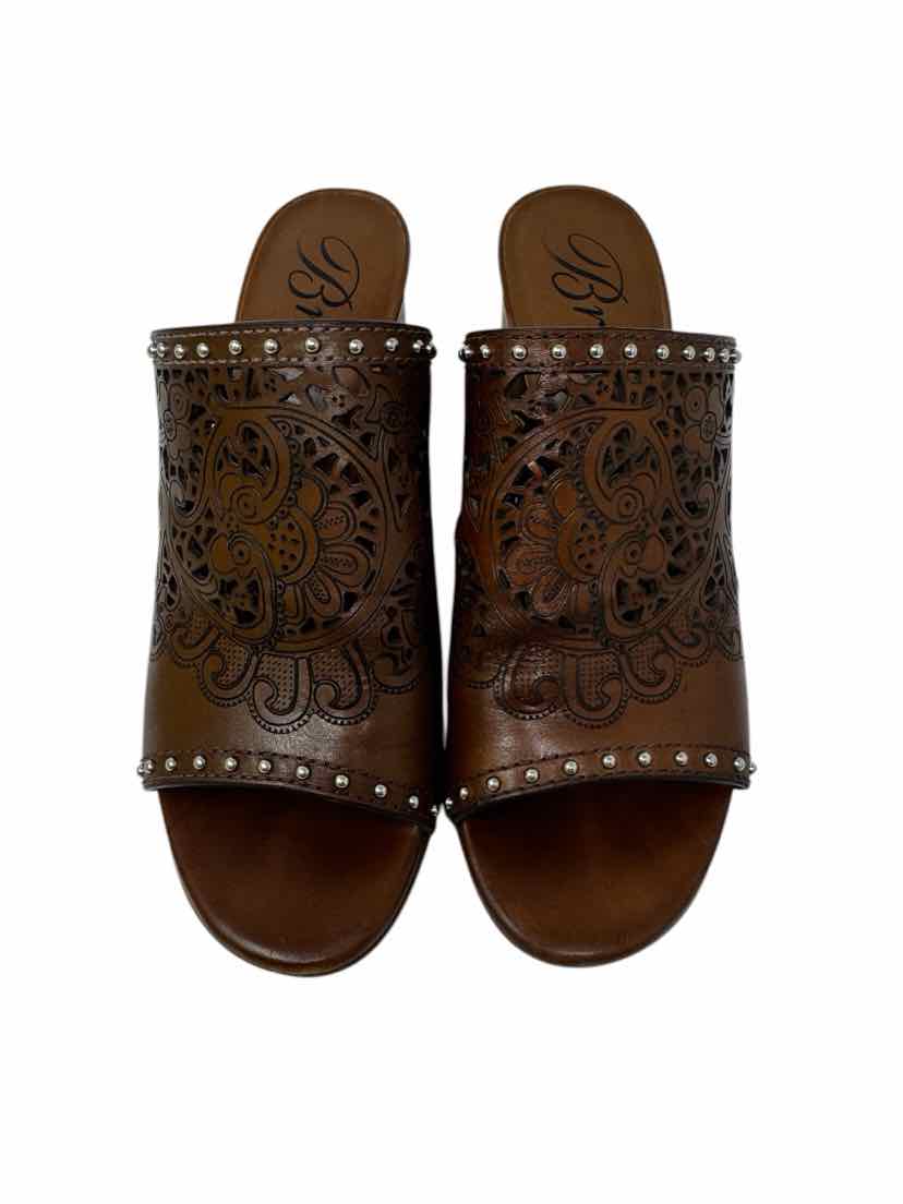 Shoe Size 6.5 BRIGHTON Tan Leather Sandals