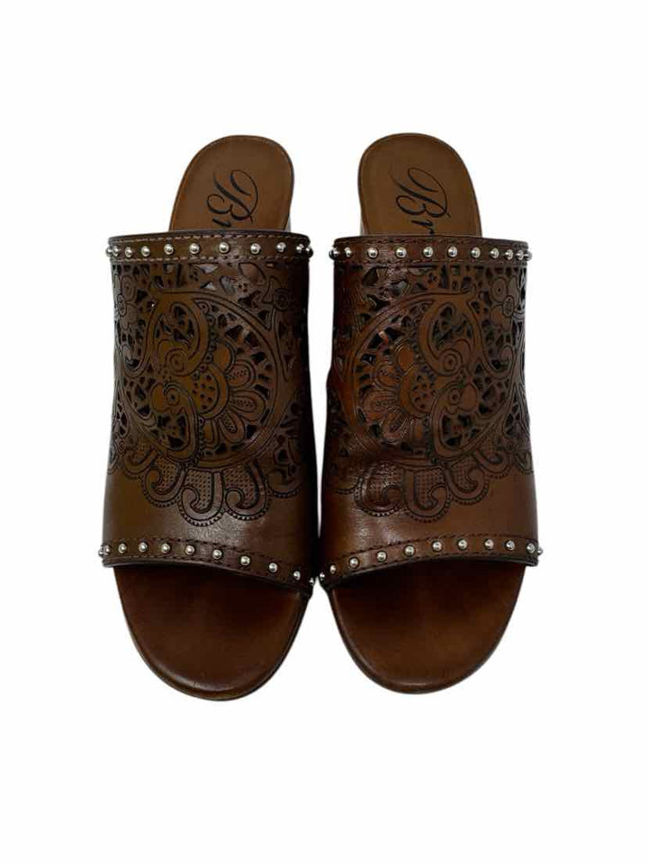 Shoe Size 6.5 BRIGHTON Tan Leather Sandals
