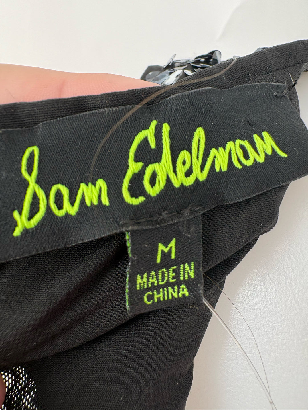 Size M Sam Edeleman Black Dress