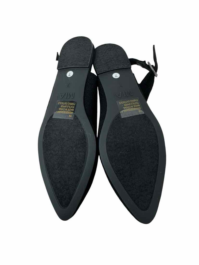 Shoe Size 7 MIA Black Sandals