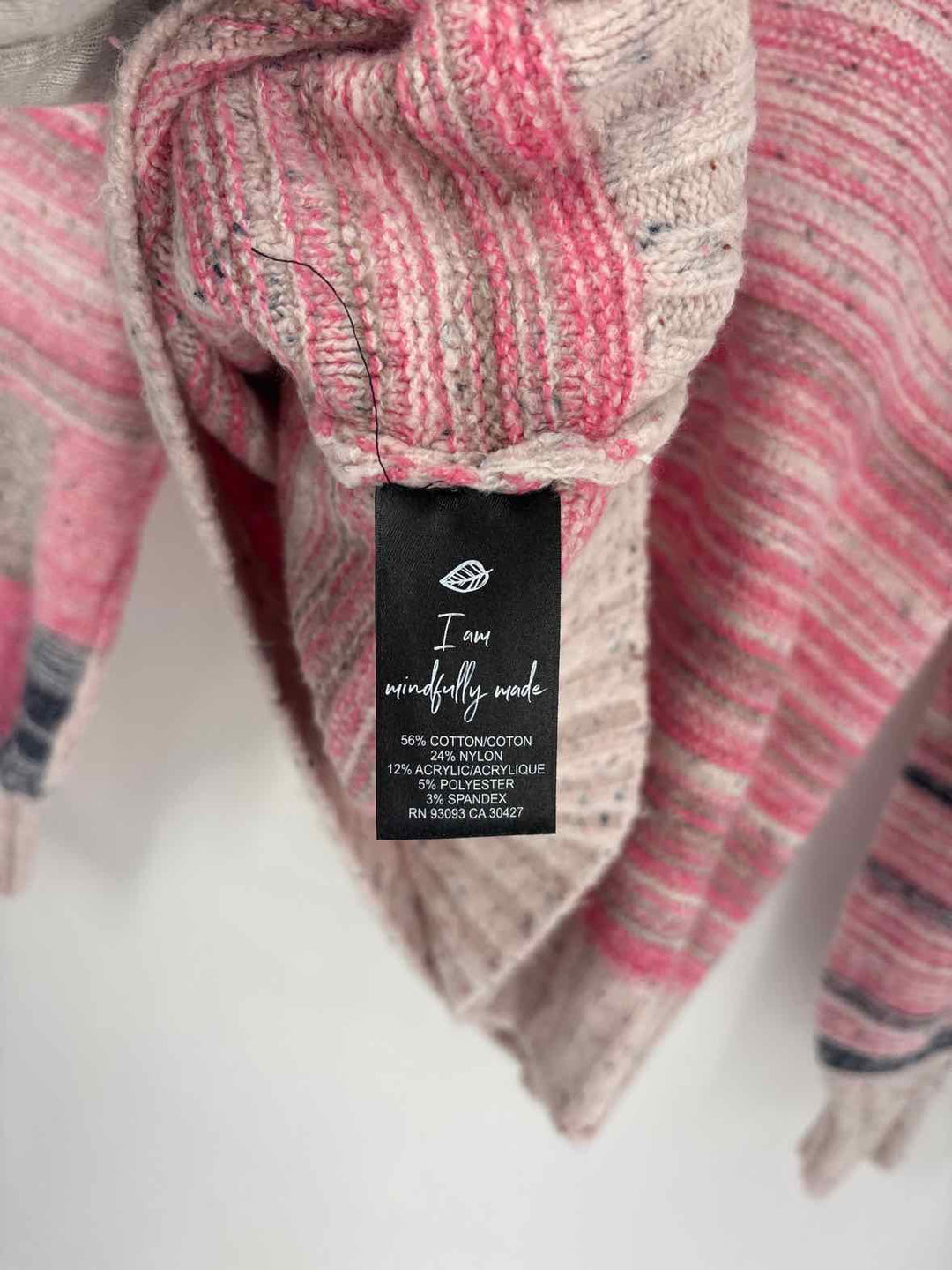 Size M NIC + ZOE Pink Sweater