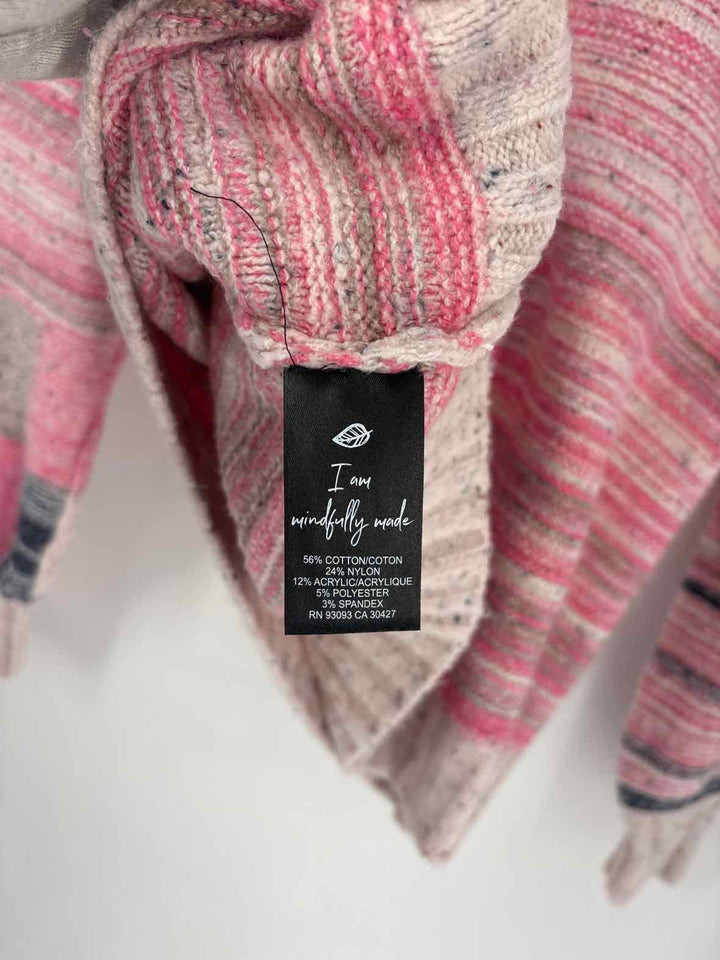 Size M NIC + ZOE Pink Sweater