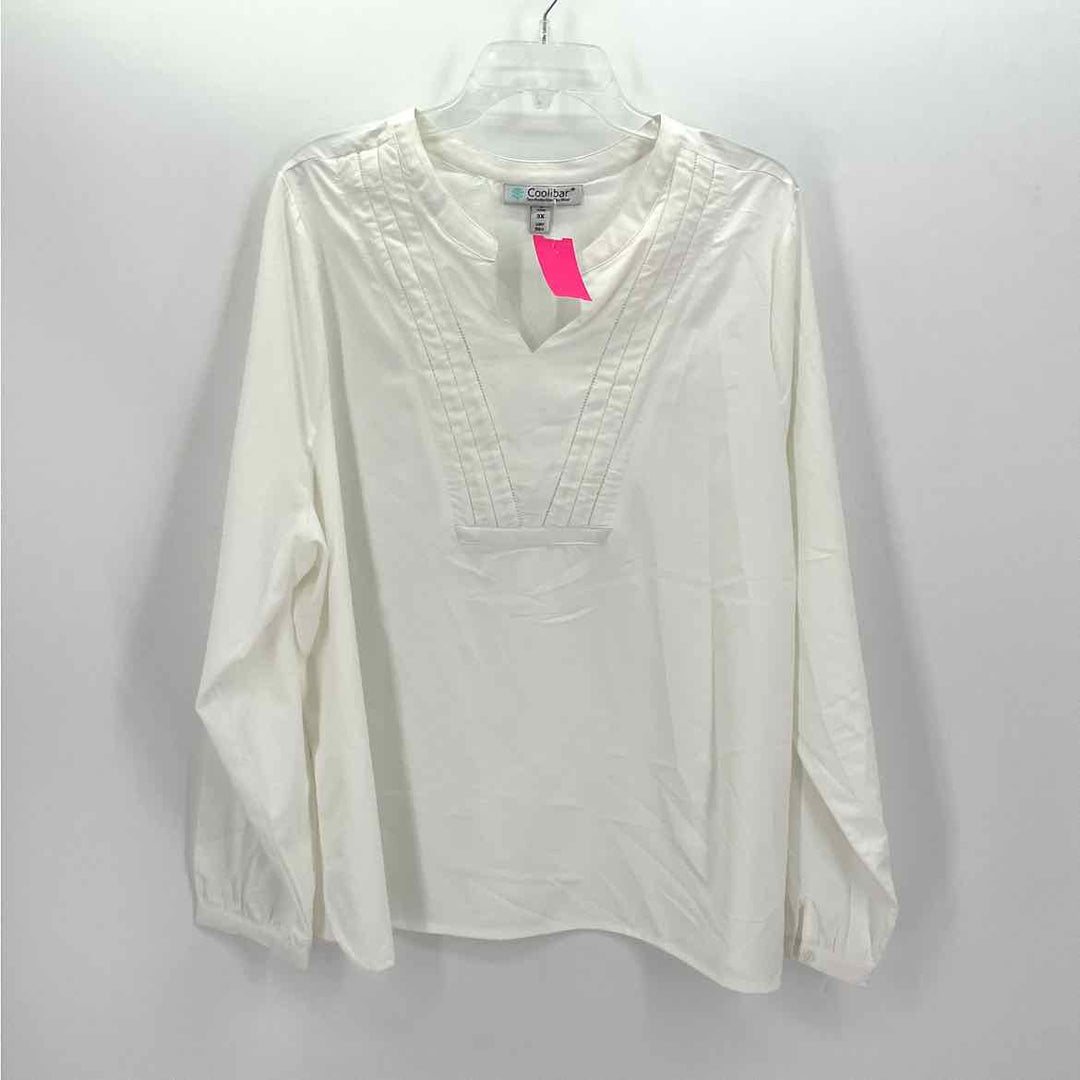 Size 3X COOLIBAR White Shirt