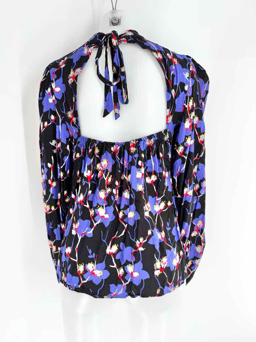 Size M TED BAKER Blue Print Shirt