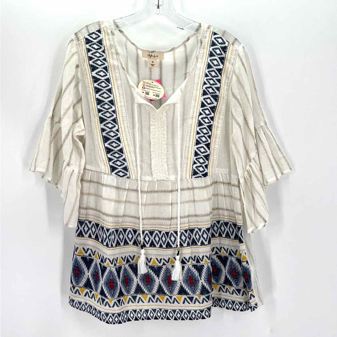 Size M Style & Co Ivory Shirt