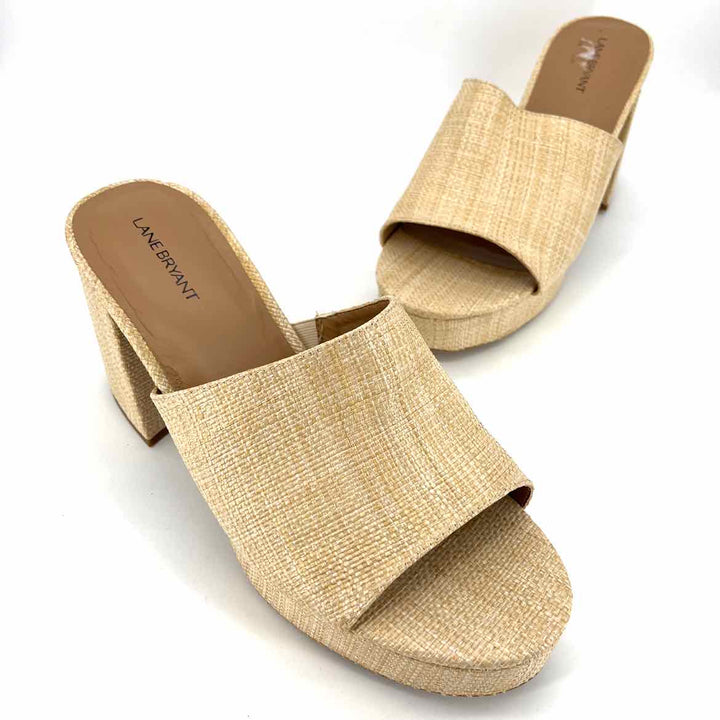 Shoe Size 12 LANE BRYANT Oatmeal Sandals