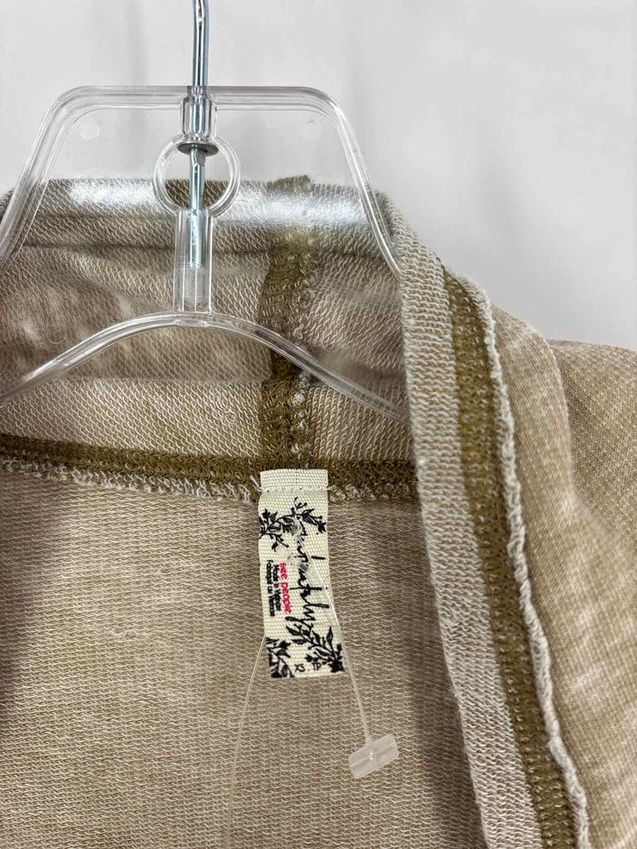 Size XS FREE PEOPLE Olive Cotton Cardigan