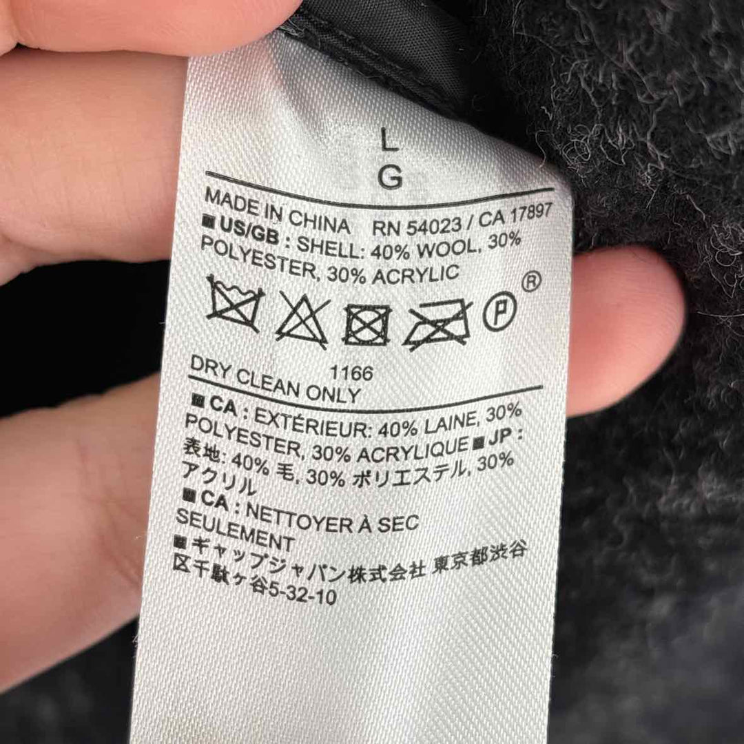 Size L Banana Republic Black Coat