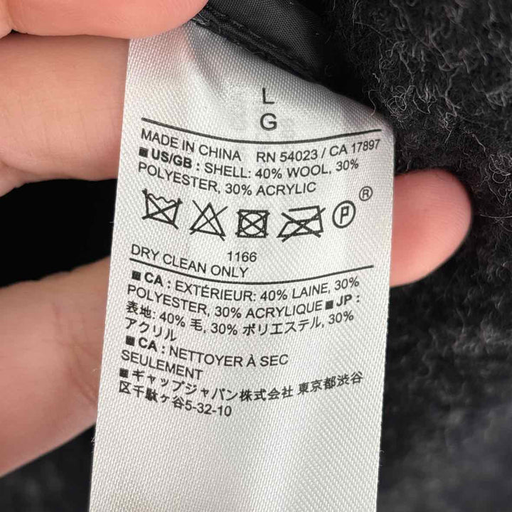 Size L Banana Republic Black Coat