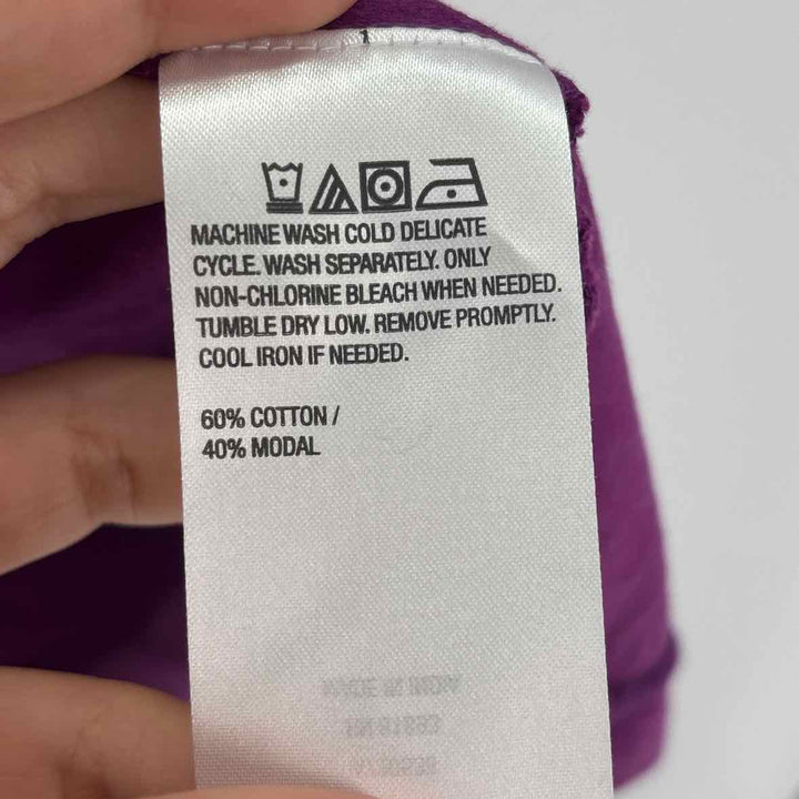 Size XL LOGO Purple Shirt