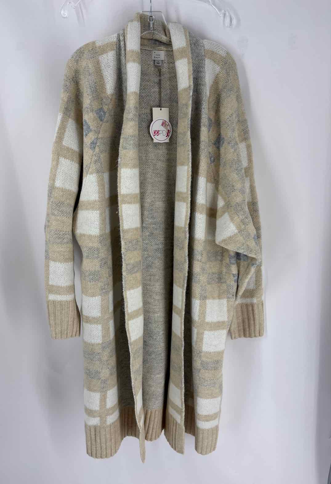 Size L A NEW DAY Tan Cardigan