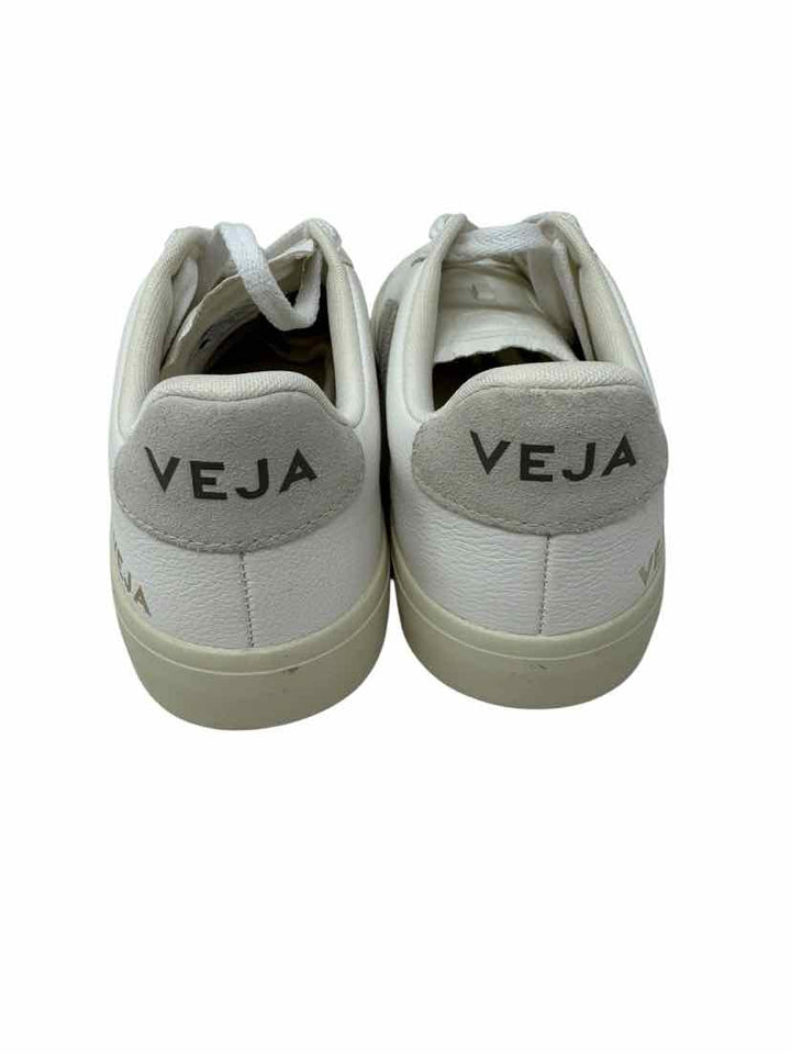 Shoe Size 8 VEJA White Leather Sneakers