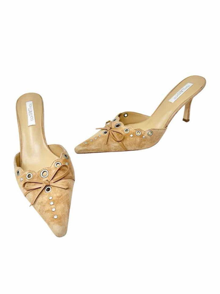 Shoe Size 9 Tan Suede Pumps