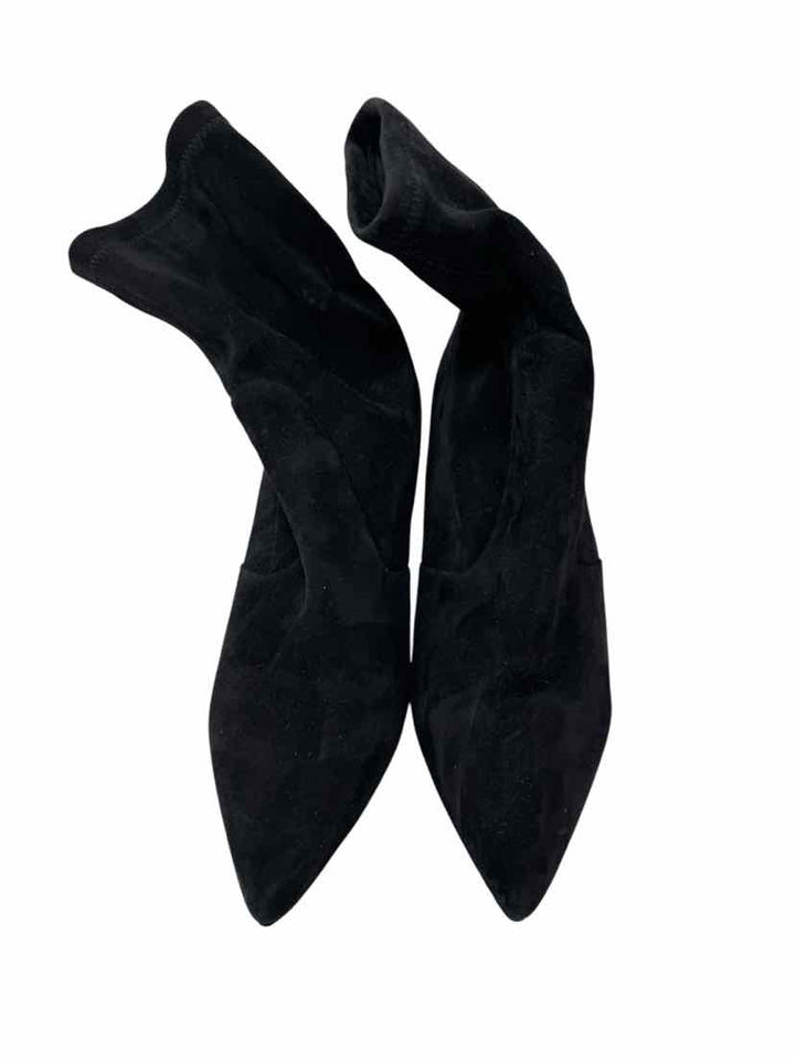 Shoe Size 8.5 Stuart Weitzman Black Suede Boots