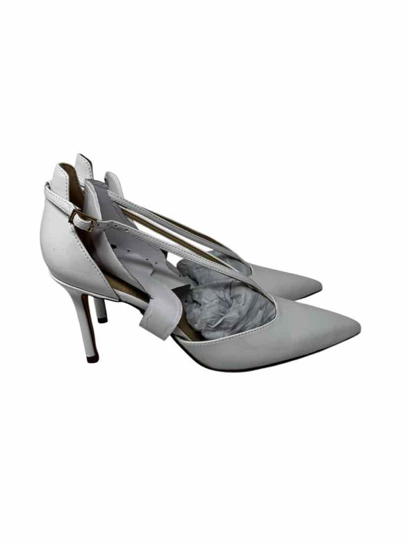 Shoe Size 8 Nine West White PATENT Pumps