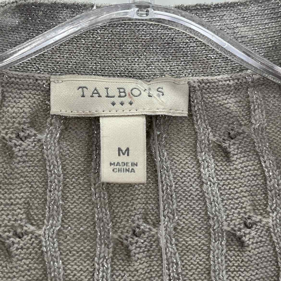 Size M Talbots Silver Sweater